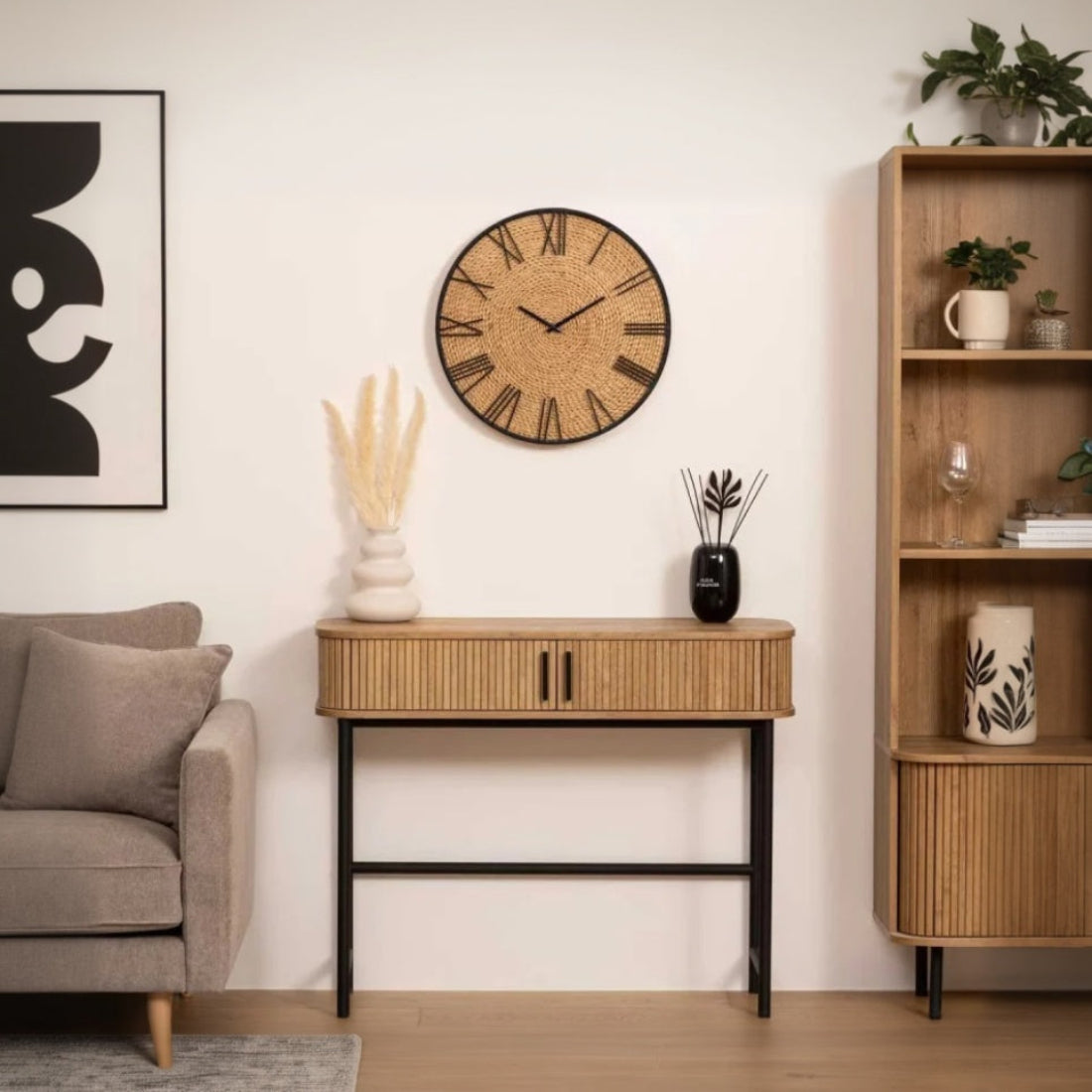 HORLOGE MURALE MÉTAL SIVAS 50cm