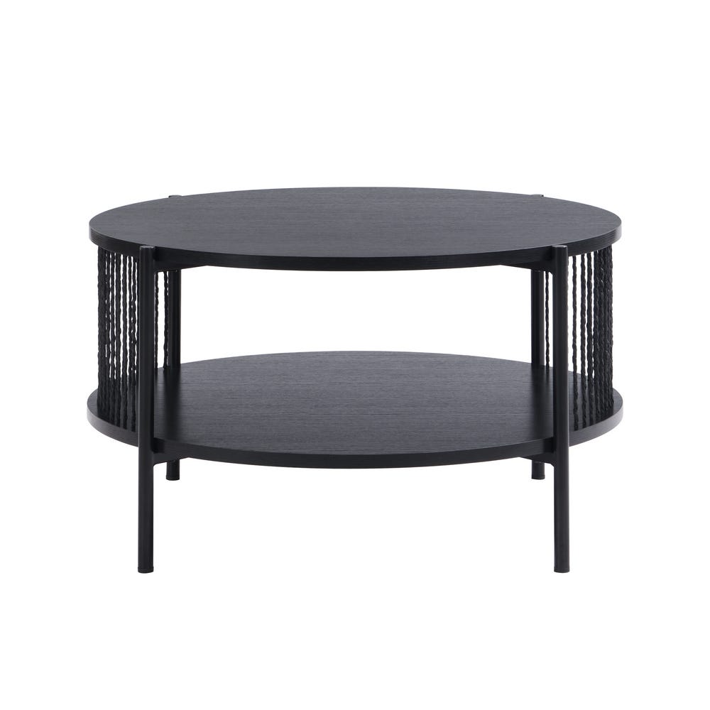 MESA DE CENTRO SAHARA NEGRA 74X41CM