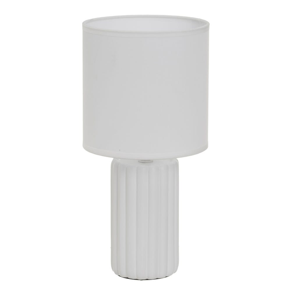LÁMPARA DE MESA RIALE BLANCA