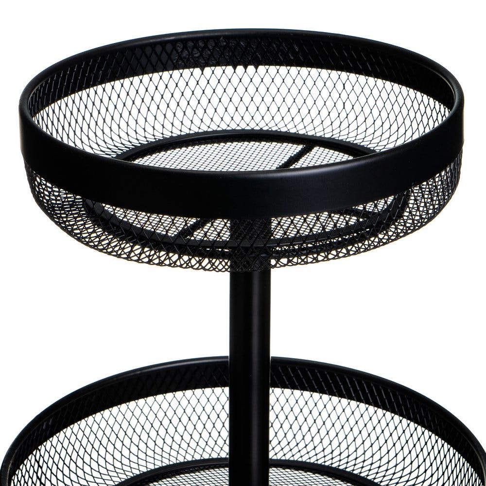 FRUTERO BONAO METAL NEGRO 32CM