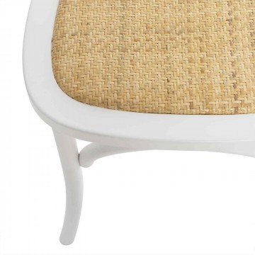 CHAISE IDALI GRILLE BLANCHE 89CM