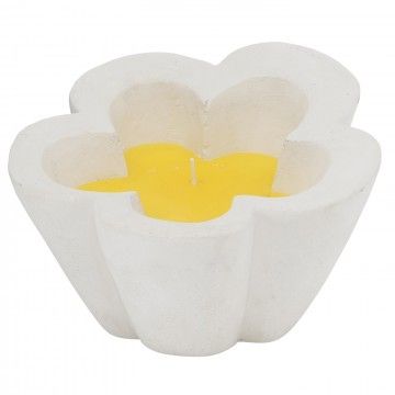 BOUGIE NAEL POT DE FLEURS 2 COL.