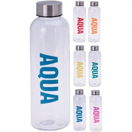 BOUTEILLE AQUA 500ML. 6 COL.