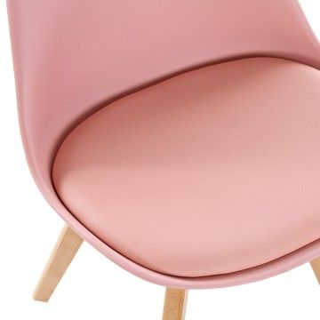 CHAISE BOIS ROSE LARIÉ