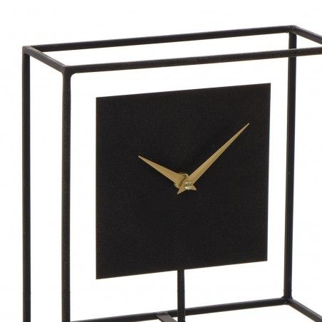 HORLOGE DE TABLE NOIRE POLONIA