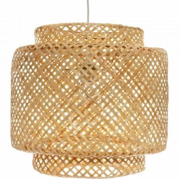 LAMPE DE PLAFOND EN BAMBOU CASANDRA