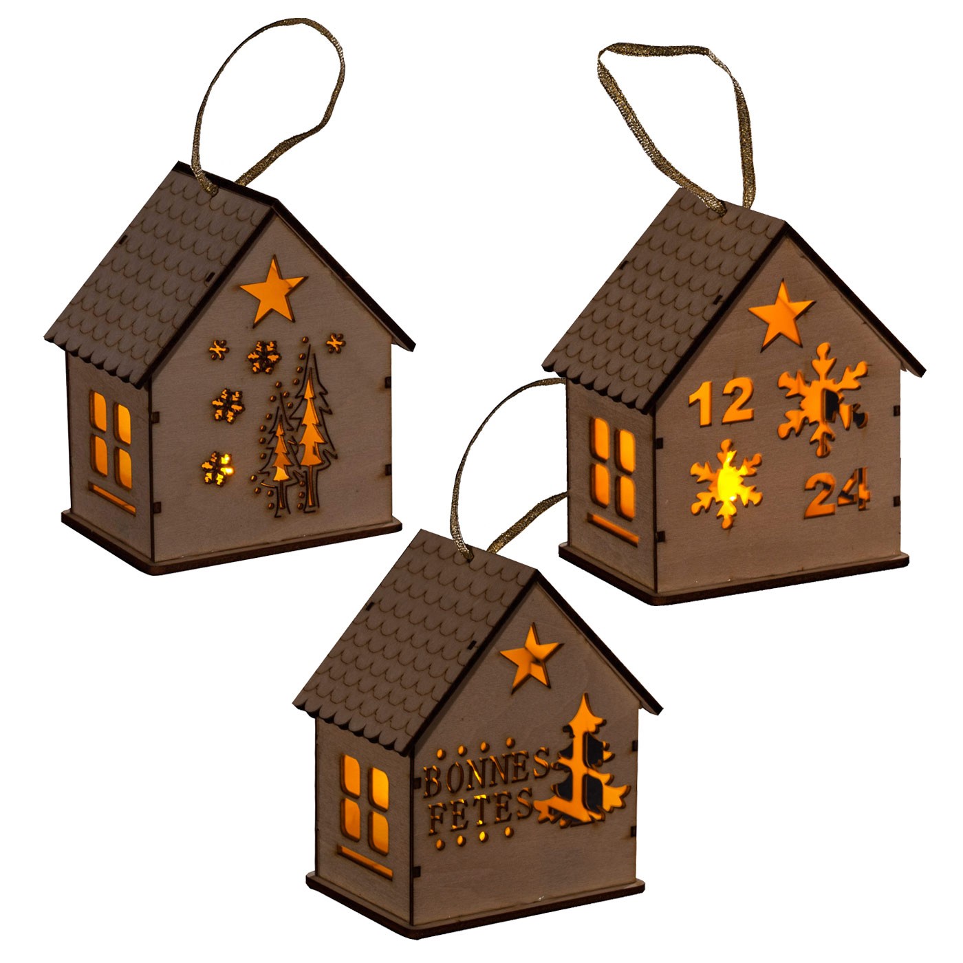 CHALET NOËL CALI LED 10CM