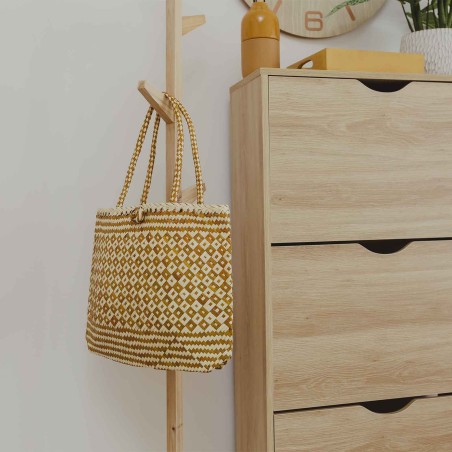 SAC OASIS FIBRES NATURELLES 3COUL.