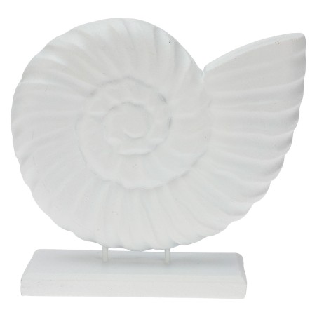 STATUETTE COQUILLE IRVET BLANC 19CM