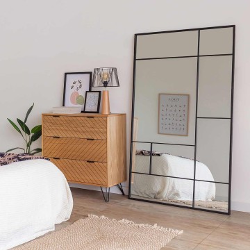 MIROIR VIRGINIA NOIR 167CM