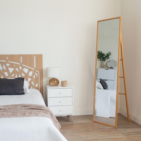 MIROIR SUR PIED BAMBOU 160CM