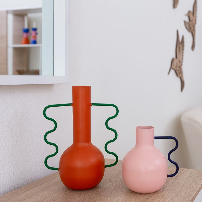 VASE CORENTI MÉTAL 22CM