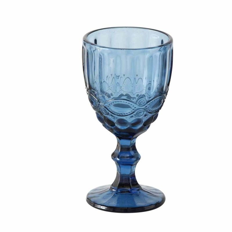 VERRE À VIN GARMO BLEU