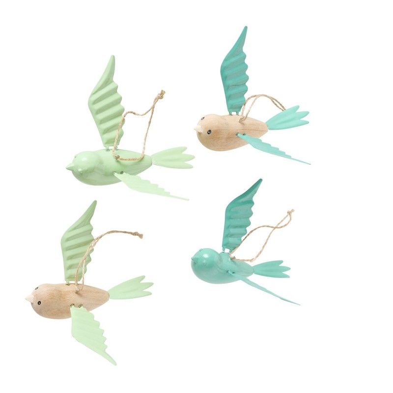 OISEAU EUKEN SUSPENDU 4COUL.