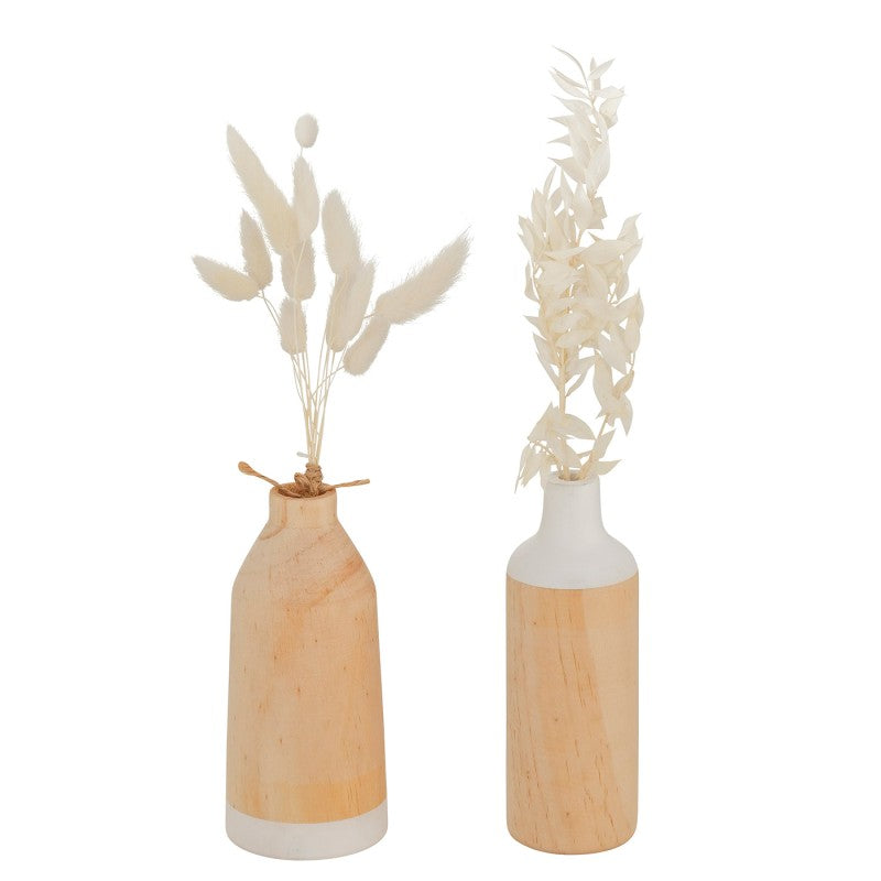 VASE ISIDRO BOIS 30CM